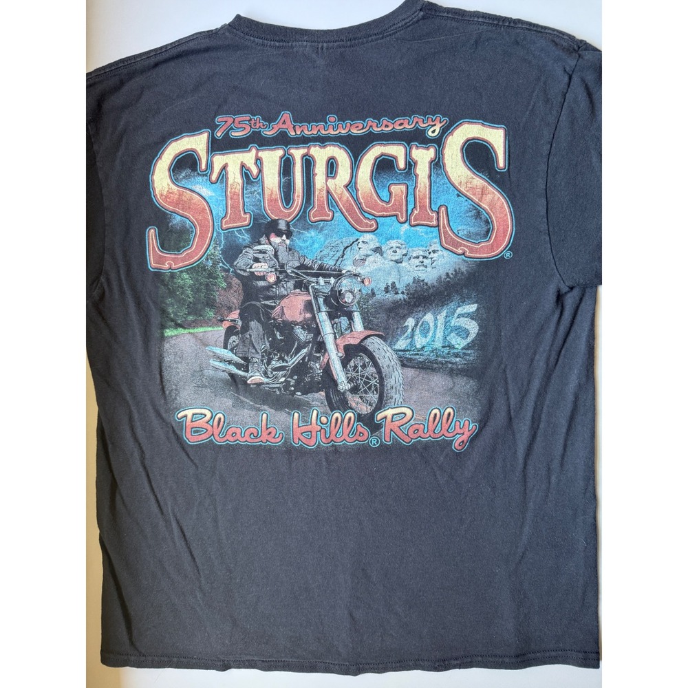 2010s Pro Delight Sturgis Black Hills Rally 75th Anniversary T Shirt Black XL